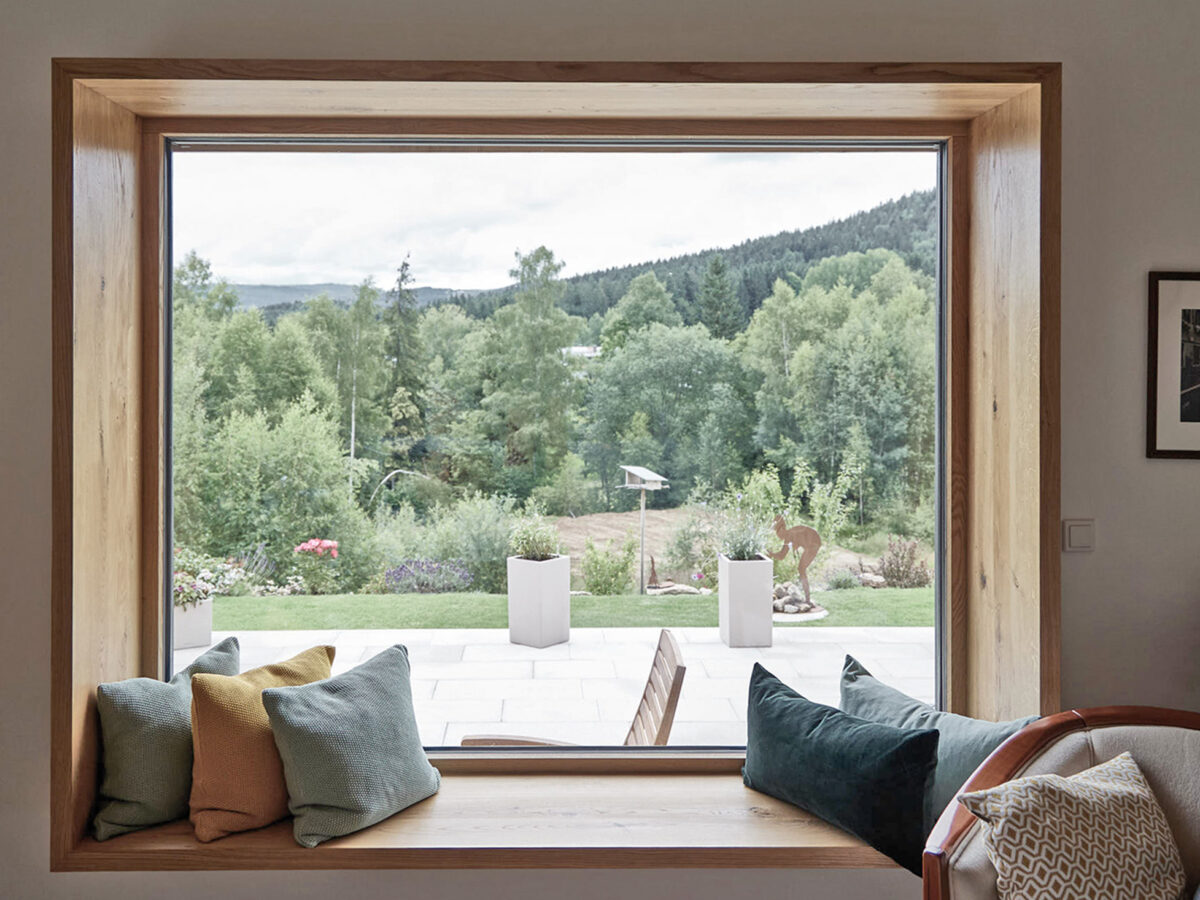 naturhoizhaus Referenzprojekt Fenster